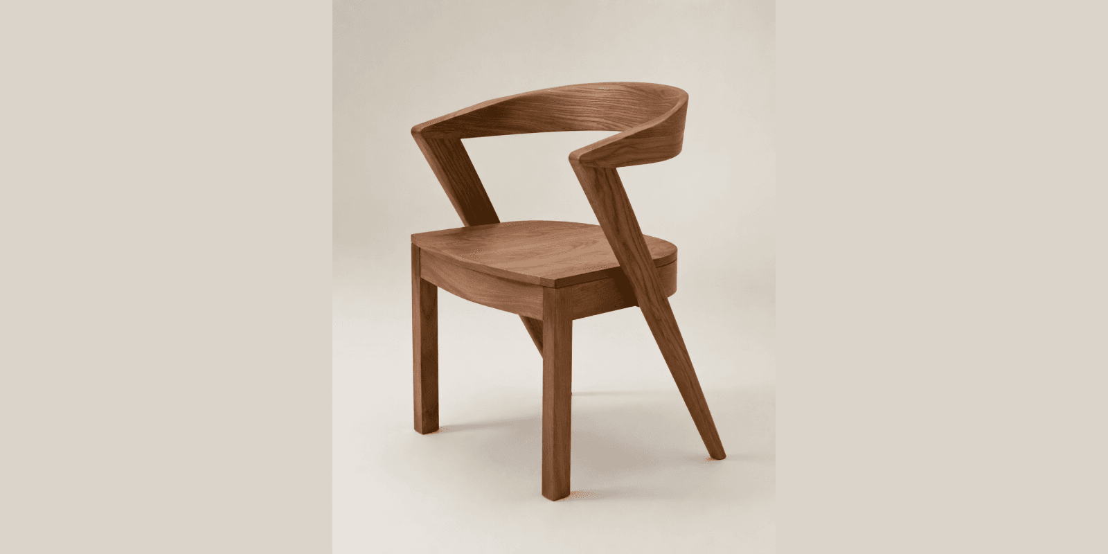 Vista previa del plano: Silla de respaldo curvo